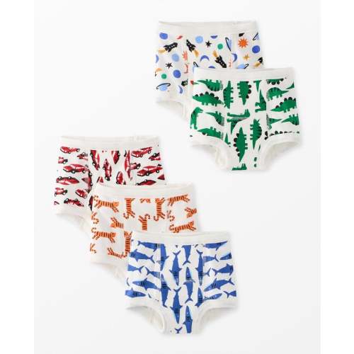 5-Pack Organic Cotton Training Underwear | Hanna Andersson