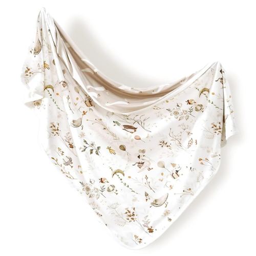 GRSSDER Baby Blankets Super Soft Jersey Knit Swaddle Blanket for Baby Girls and Boys, Double Layer Receiving Blankets 34 x 44 Inches Extra Large for Baby Show Gift, Cute Duck