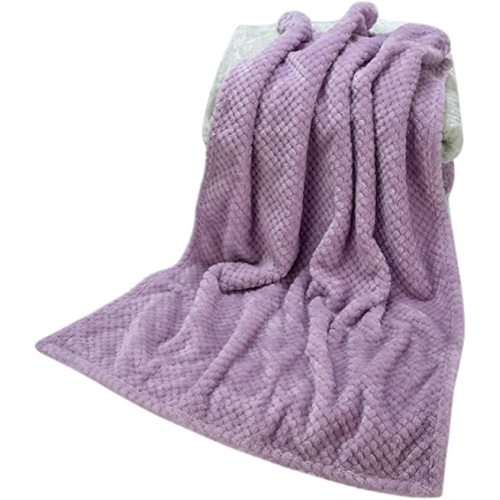 Fuzzy Blanket for Baby (28Wx40L, XS-Lavender)