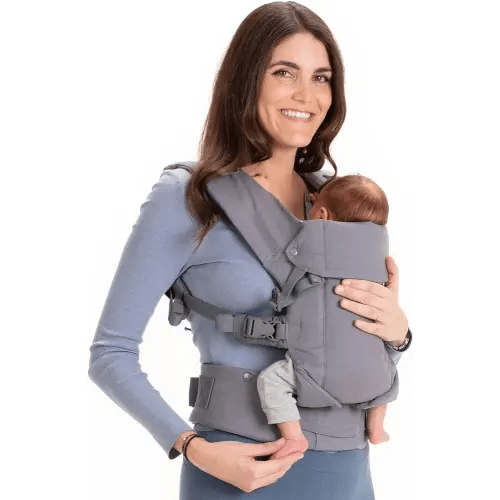 Beco Baby Carrier Gemini Newborn to Toddler-Front, Back and Hip Seat Carrier,Baby Carrier Backpack & Baby Front Carrier with Adjustable Seat,Ergonomic Baby Holder 7-35lbs (Grey)