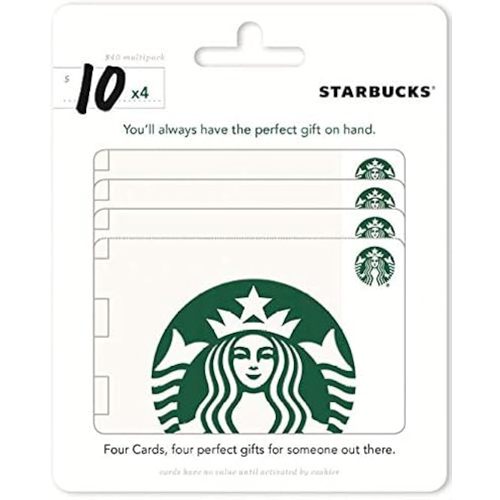 Starbucks $10 Gift Cards (4-Pack)