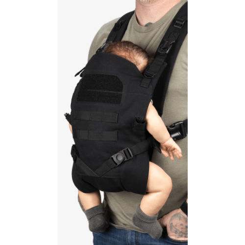 Tactical Baby Carrier® - The Ultimate Hands-Free Solution by TBG – Tactical Baby Gear, Color: Black