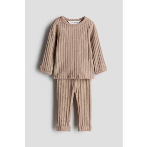 2-PIECE RIBBED JERSEY SET