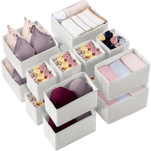 16 Pack Drawer Organizers