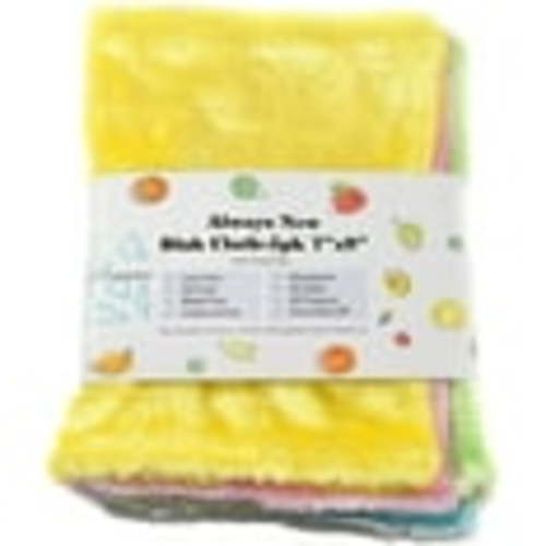 Easy Theory Free of Stain and Grease, Odor Delaying, Thick Absorbent Wood Fiber Dish Towels Cloths, All Purpose for Kitchen and House, Washing Dishes Multicolor Wood fiber