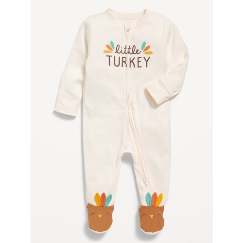 Snug-Fit 2-Way-Zip Footed One-Piece for Baby | Old Navy