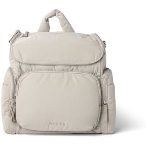 Staya Large Baby Diaper Bag Backpack for Boys and Girls (Dove Gray)