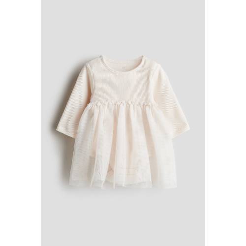 BODYSUIT DRESS WITH TULLE SKIRT