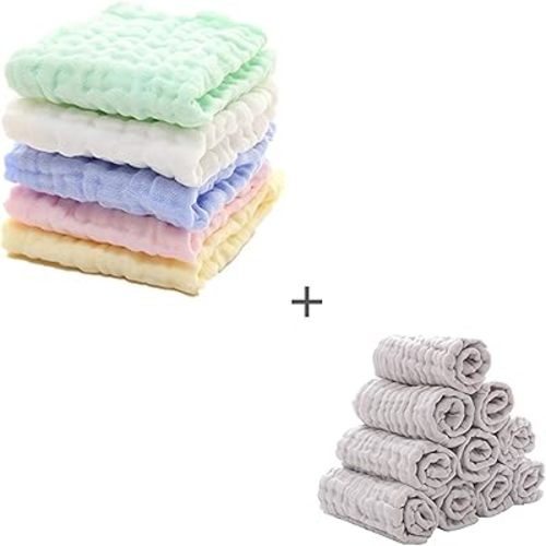 MUKIN Baby Washcloth (15Pack)