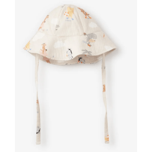 Seaside Safari Organic Muslin Sunhat – Elegant Baby
