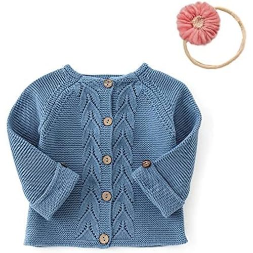 Simplee kids Baby Girls' Fall Winter Cardigan Sweaters Coats Outfits for Toddlers