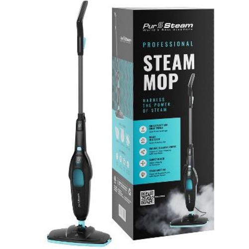 PurSteam Professional Steam Mop | Multi-Surface Cleaner for Hardwood, Tile, Laminate & Carpet | Fast Heating, Lightweight & Chemical-Free Cleaning