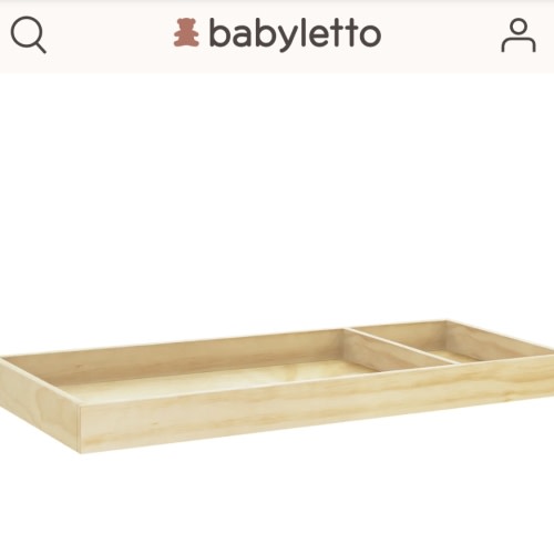 Babyletto Universal Wide Removable Changing Tray- Natural