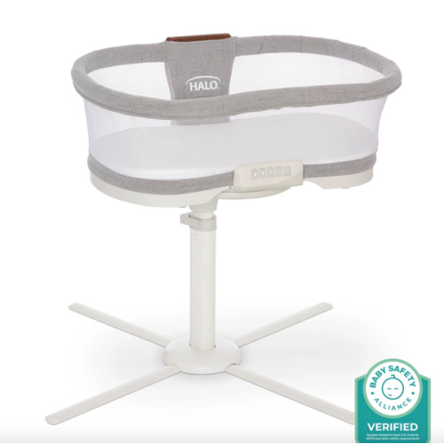HALO - BassiNest Luxe Vibrating Bassinet, Bedside Sleeper