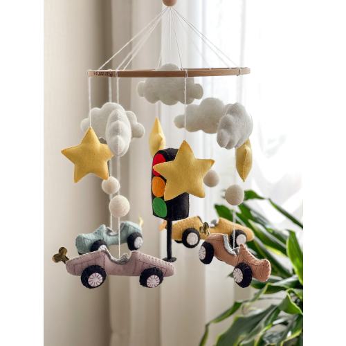 Cars nursery mobile Baby mobile boy Baby shower gift Infant mobile Racing cars mobile Sports cars crib mobile Felt mobile Baby boy Mobile