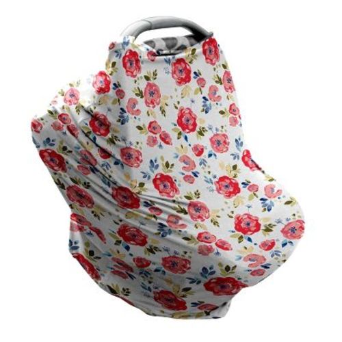 Bebe Au Lait Pure & Simple 5-in-1 Cover With 2 Nursing Pads