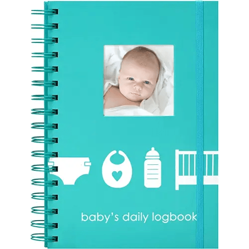 Pearhead Baby's Daily Log Book, 50 Easy to Fill Pages to Track and Monitor Your Newborn Baby's Schedule