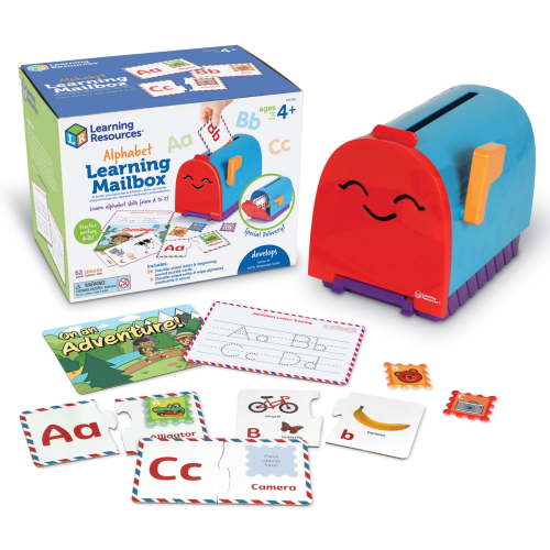 Learning Resources Alphabet Learning Mailbox Preschool Learning Toys Ages 4 and Up