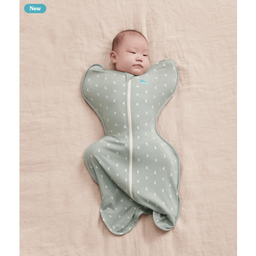 Swaddle Up™ 1.0 TOG Cotton Olive Moon