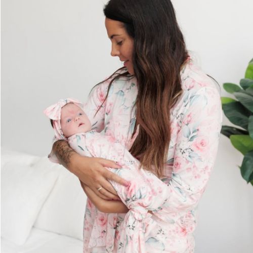 Ella Robe and Swaddle Set