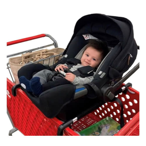 Totes Babies - Car Seat Carrier for Shopping Carts, Allows Babies, Newborns, Infants and Toddlers to Stay Snug or Sleeping in Car Seat While Parents Shop, As Seen on Shark Tank