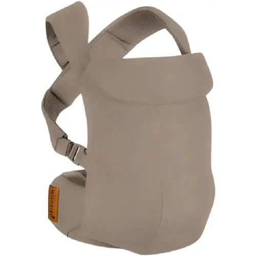 WildBird - Aerial Carrier - 7 to 45 lbs - for Moms, Dads & Caregivers - 100% Natural European Linen Fibers - Versatile & Adjustable - Small Size - Desert Lark Fabric