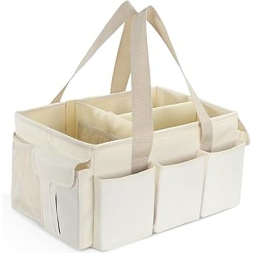 Amazon.com: YOHOOLYO Baby Diaper Caddy Organizer, Large Portable Storage Basket for Newborn Essentials, Nursery Must-Have for Boys and Girls, Gift for Baby Shower and Registry Must-Have, Car and Travel Caddy : Baby