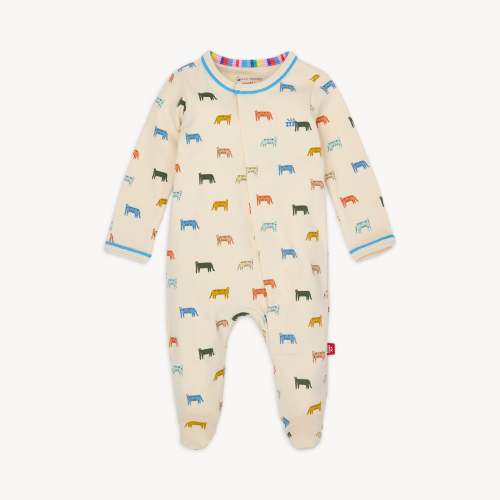 le tigre organic cotton magnetic parent favorite footie – Magnetic Me
