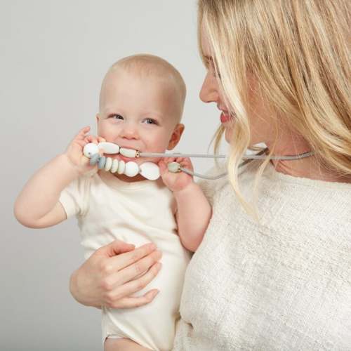 Moonlight Signature Teething Necklace - January Moon | Maisonette