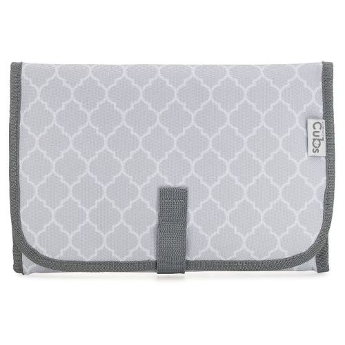Portable Diaper Changing Pads For Newborn Girl & Boy, Compact By Comfy Cubs (grey Pattern, Compact)