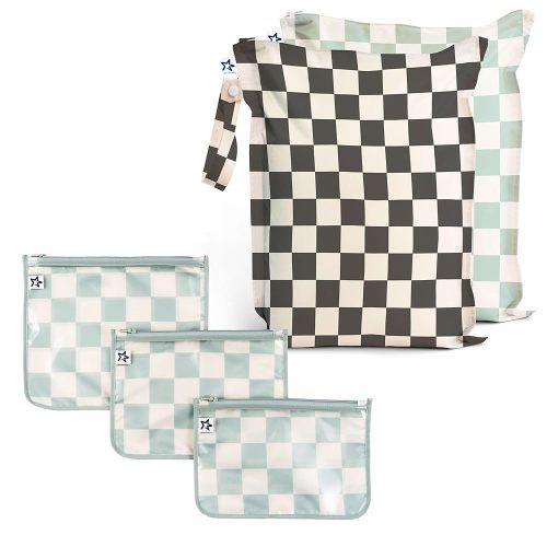 Tiny Twinkle Mess-proof Wet Bags and Travel Bags Bundle
