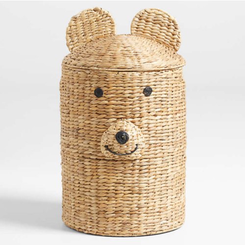 Bear Woven Kids Hamper with Handles