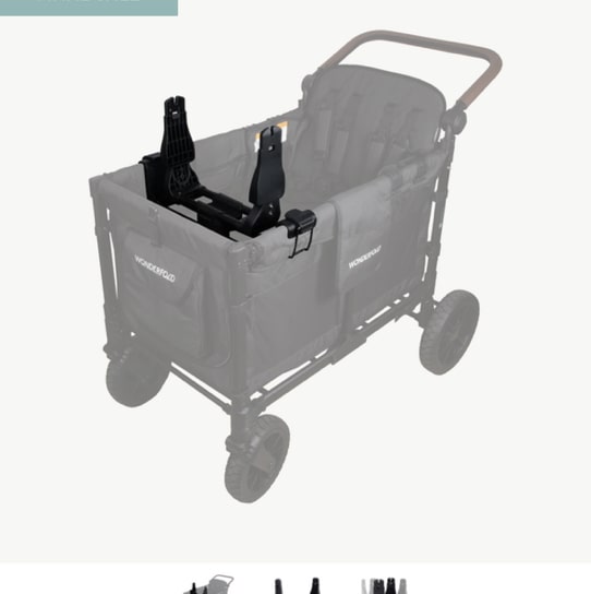 Open Box Car Seat Adapter | WonderFold – WONDERFOLD