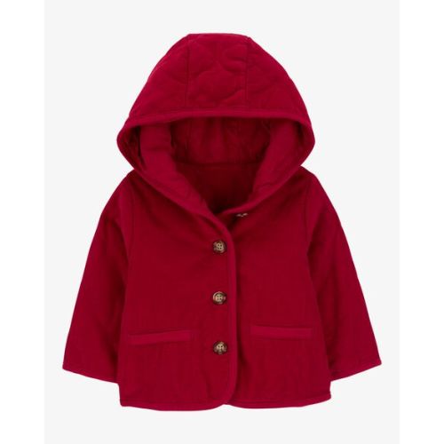 Baby Corduroy Hooded Quilted Jacket - Carter's | Carter's