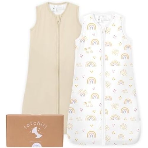 Baby Sleep Sack, 1.0 TOG Cozy Wearable Blanket, Soft Sleeping Bag with Zipper, Toddler Sleep Sack 0-3-6-12-24-3T