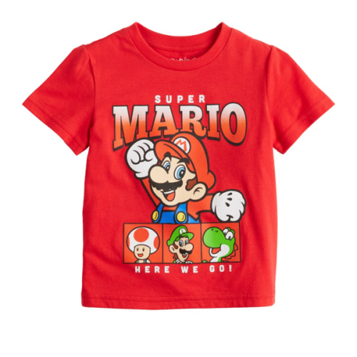 Baby & Toddler Boy Jumping Beans® Super Mario, Yoshi, Luigi & Toad Short Sleeve Graphic Tee