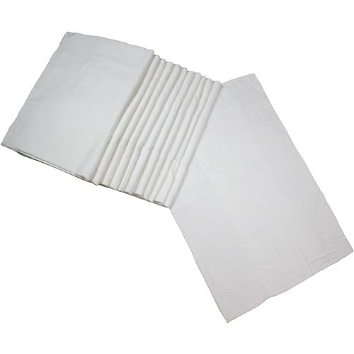 OsoCozy - Prefold Cloth Diapers (1 Doz) - Soft, Absorbent Durable Diaper Service Quality Prefolds Cloth Diapers - 100% Cotton