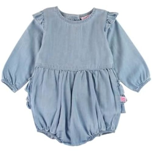RuffleButts® Baby/Toddler Girls Long Sleeve Bubble Rompers