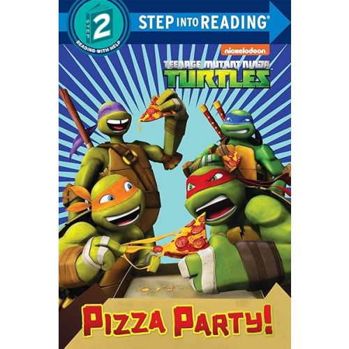 Pizza Party! (Teenage Mutant Ninja Turtles) (Step into Reading) Paperback – July 4, 2017