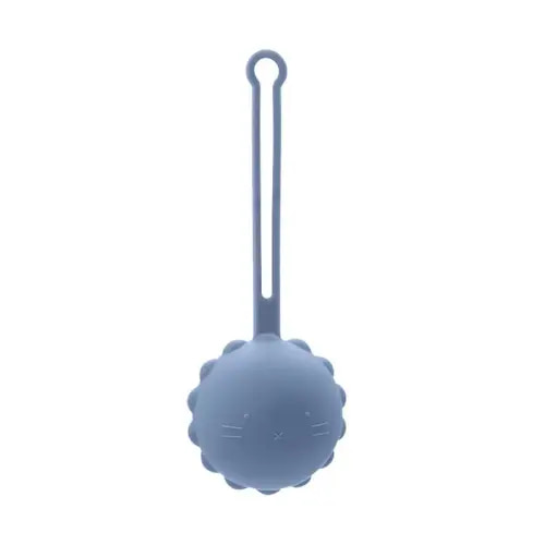 Little Rawr Pacifier Case Lion - Dusty Blue | Baby Bunting AU