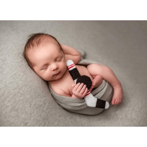 RTS! Felted hockey set | Felted stuffy toys Newborn photography props Felted sport props Felted wool hockey set puck and stick