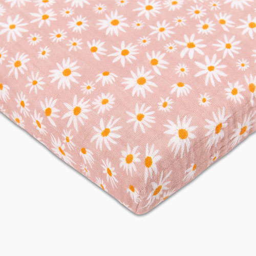 babyletto All-Stages Midi Crib Sheet - Daisy