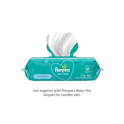 Pampers Sensitive Baby Wipes - Baby Wipes Combo, 84 Count (Pack of 12), Water Based, Hypoallergenic and Unscented (Packaging May Vary)