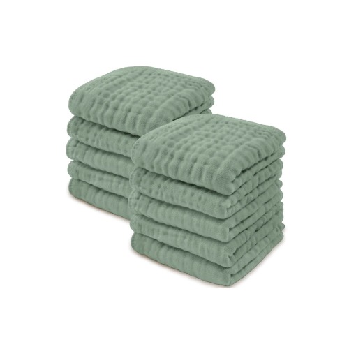 Muslin Washcloths - Pack of 10