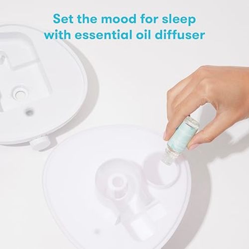 Frida Baby 3-in-1 Cool Mist Humidifier for Baby with Diffuser + Nightlight, Baby Humidifier for Bedroom, Nursery + Large Rooms, Quiet, Auto Shut Off, Runs +24hrs