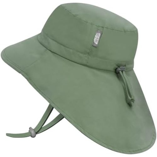 JAN & JUL Kids' Adjustable Cotton Adventure Sun Hat 50+ UPF
