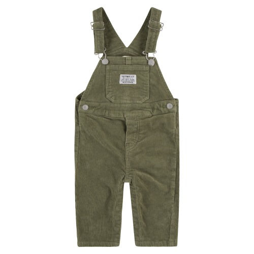 Baby Stretch Cotton Corduroy Overalls, 3M, Olivine