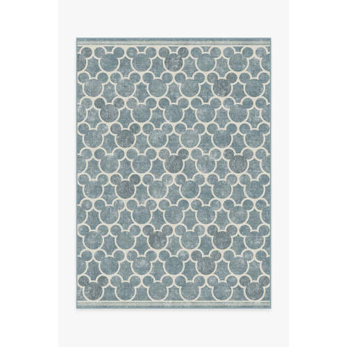 Mickey Trellis Slate Tufted Rug | Ruggable