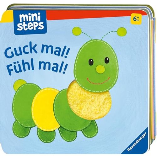 ministeps: Guck mal! Fühl mal! Babybuch ab 6 Monate, Leporello zum Aufstellen, Fühlbuch: Ab 6 Monaten (ministeps Bücher) : Neubacher-Fesser, Monika: Amazon.de: Baby Products