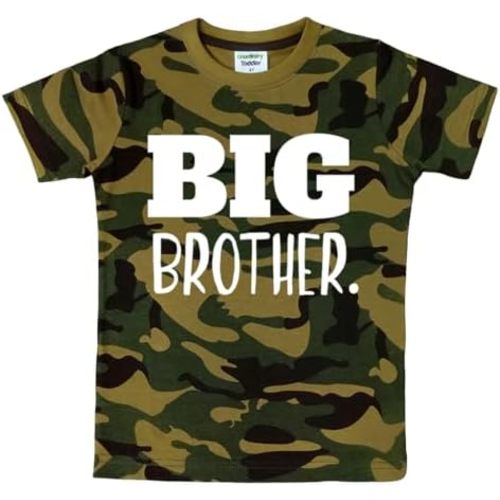 Big Brother Shirt for Toddler Promoted to Best Big Brother Announcement Baby Boys
